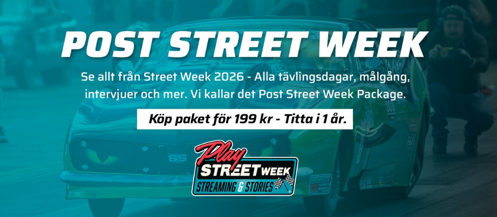 Post Street Week Package — 199 SEK, watch for 1 year